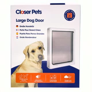 Closer Pets Wood Fitting Large Dog Door - Large