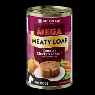 Addiction MEGA Country Chicken Dinner Loaf Wet Dog Food - 700g x 12