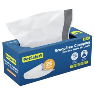 PetSafe ScoopFree Cat Litter Box Replacement Waste Bin Liners - 25 Pack