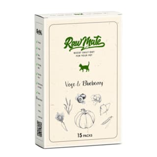 RawMate Vege & Blueberry Cat Nutritional Supplement & Topper - 18g (15 x 1.2g)