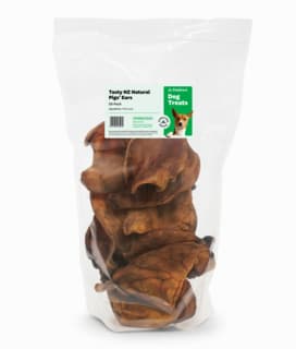 Petdirect Tasty Natural Pigs' Ears Dog Chews - 20 Pack