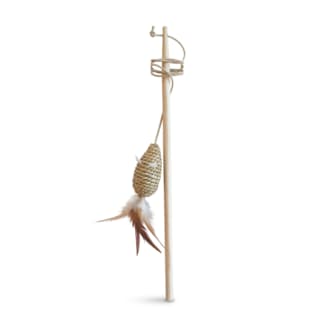 M-PETS Natura Seagrass Mouse Wand Cat Toy - Single