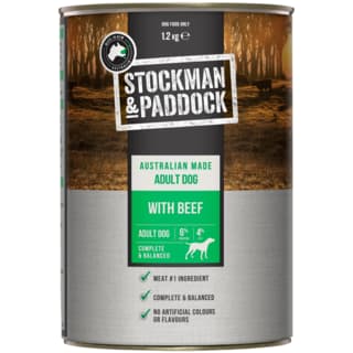 Stockman & Paddock Beef Loaf Wet Dog Food - 1.2kg x 12
