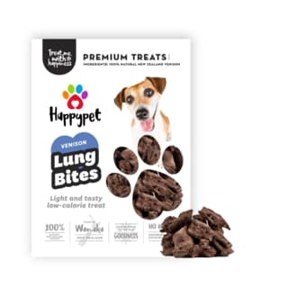 HappyPet Venison Lung Bites Pet Treats - 180g