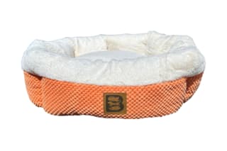 Brooklands Cozy Round Cat and Dog Bed - Apricot