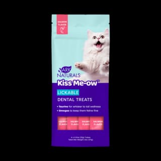 Ark Naturals Kiss Me-Ow Lickable Dental Salmon Cat Treats - 56g