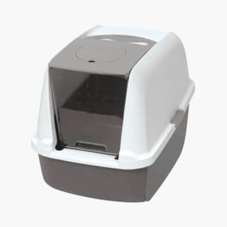 Catit Airsift Hooded Cat Litter Box - Grey