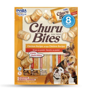 Inaba Churu Bites Chicken wraps with Chicken Recipe Dog Treats - 96g