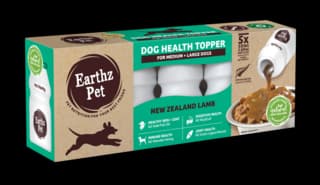 Earthz Pet Lamb Gravy Dog Health Meal Topper - Medium + Large Dog (5 x 50ml Pack), 5 Packs
