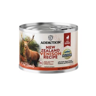 Addiction Wild Islands New Zealand Venison Grain-Free Wet Dog Food - 185g
