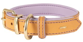 EzyDog Oxford Leather Dog Collar - Extra Large, Lilac