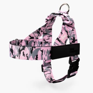 Dog Friendly Co. Dog Harness - Medium, Pink Camo