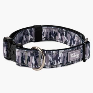 Dog Friendly Co. Tactical Dog Collar - Large/Extra Large , Grey Camo