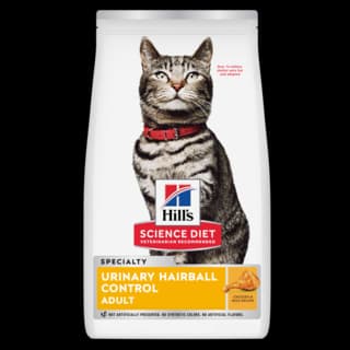 Hill's Science Diet Adult Urinary Hairball Control Dry Cat Food - 3.17kg