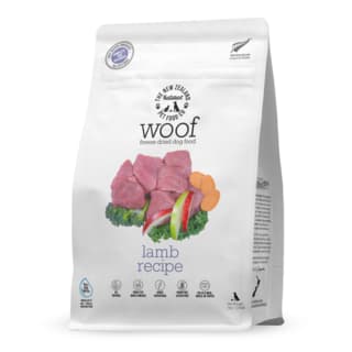 The NZ Natural Pet Food Co WOOF Lamb Freeze Dried Dog Food - 1kg