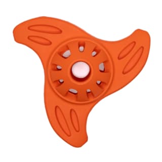 Pup & Purr Treat Spinner Tough Dog Toy - Orange