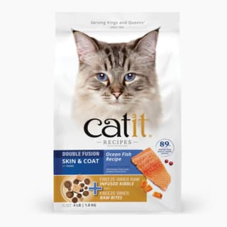 Catit Recipes Double Fusion Adult Skin & Coat Ocean Fish Dry Cat Food - 1.8kg