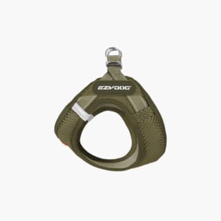 EzyDog Formfit Mesh Harness - Extra Extra Small, Green