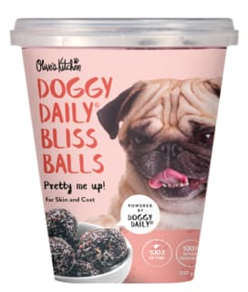Olive's Kitchen Doggy Daily Bliss Balls Pretty Me Up Dog Treats - 230g