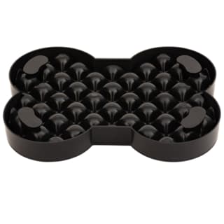 LickiMat Dog Slodog Feeder - Small, Black