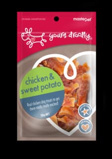Yours Droolly Chicken & Sweet Potato Dog Treats - 110g