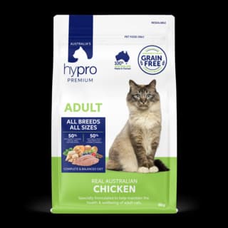 Hypro Premium Grain Free Adult Chicken Dry Cat Food - 9kg