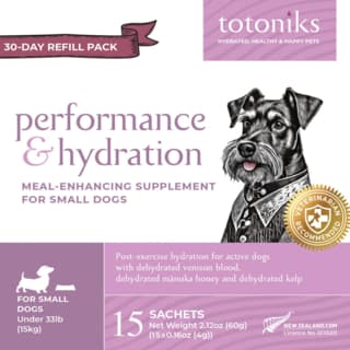 Totoniks Dog Performance & Hydration Refill Pack - Small Breed