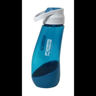 Kurgo Dog Gourd H2O Bottle & Bowl - Coastal Blue