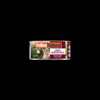 Feline Natural Lamb & Venison Feast Wet Cat Food - 85g x 24 (tray)