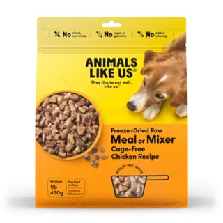 Animals Like Us Meal or Mixer Cage-Free Chicken Freeze Dried Dog Food - 450g