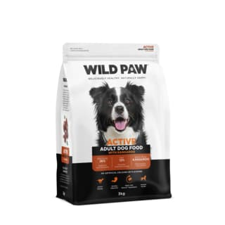 Wild Paw Adult Active Kangaroo Dry Dog Food - 3kg