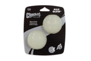 Chuckit! Max Glow Ball Dog Toy - Medium x 2
