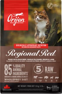 Orijen Regional Red Dry Cat Food - 1.8kg