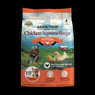 Addiction Grain-Free Chicken Supreme Recipe Kitten Dry Cat Food - 1.8kg