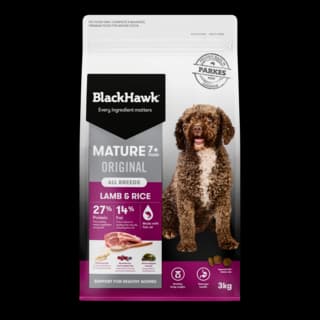 Black Hawk Mature Lamb & Rice Senior Dry Dog Food - 3kg