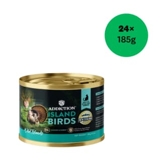 Addiction Wild Islands Island Birds Chicken & Turkey Wet Cat Food - 185g x 24