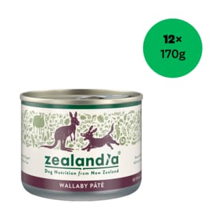 Zealandia Wallaby Pate Wet Dog Food - 170gx12