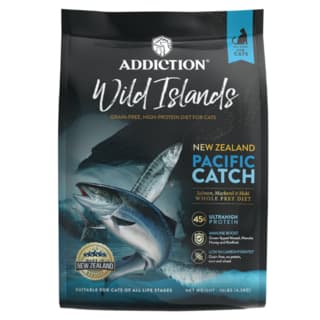 Addiction Wild Islands Pacific Catch Salmon Mackerel & Hoki Dry Cat Food - 4.5kg