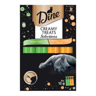 Dine Creamy Treats Selections Chicken Cat Treats - 48g