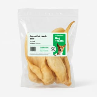 Petdirect Grass-Fed Lamb Ears Dog Chews - 10 Pack