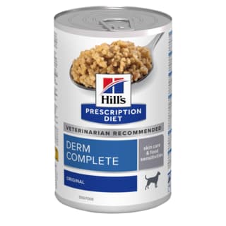 Hill's Prescription Diet Derm Complete Environmental / Food Sensitivities Wet Dog Food - 370g