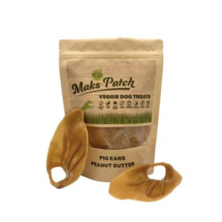 Mak's Patch Pig Ear Dog Treats - 5 Pack