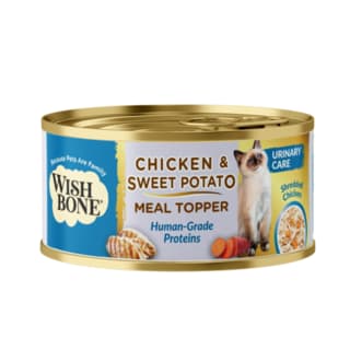 Wishbone Chicken & Sweet Potato Urinary Care Wet Cat Food Topper - 85g