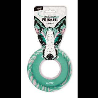 M-PETS Sprintpuff Floatable Frisbee Dog Fetch Toy - Pink and Green