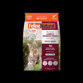 Feline Natural Lamb & Venison Feast Freeze Dried Cat Food - 320g