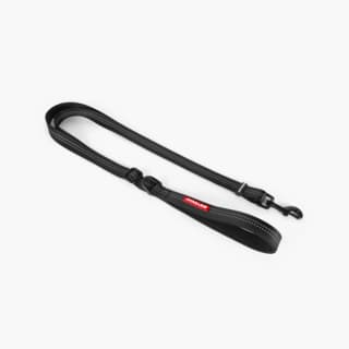 EzyDog Essential Adjustable Leash - 2.5 x 180 cm, Black