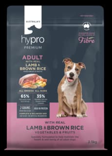 Hypro Premium Wholesome Grains Adult Lamb & Brown Rice Dry Dog Food - 2.5kg