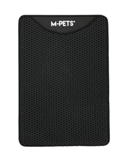 M-PETS Cat Litter Mat - Black