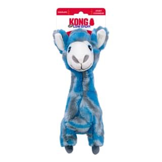 KONG Low Stuff Stripes Llama Dog Toy - Medium