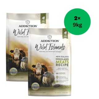 Addiction Wild Islands Highland Meats Recipe Lamb & Beef-First Dry Dog Food - 18kg (2 x 9kg Bags)